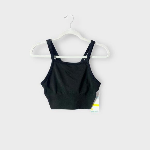 NWT Zella Live In Rib Longline Bra in‎ Black Size Large - Picture 8 of 12